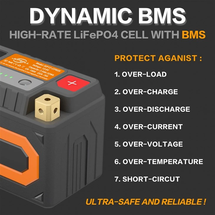 200Amp Motorcycle Lithium Battery